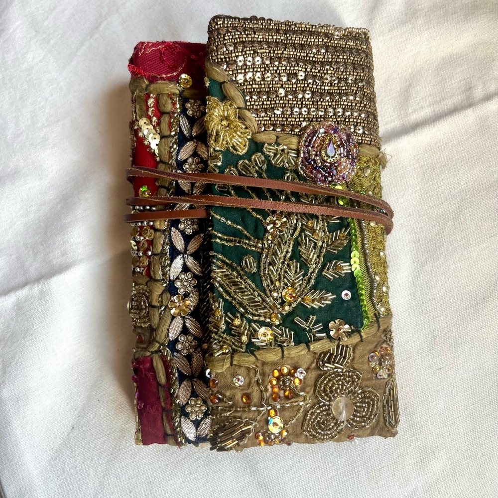 Brand new Embellished Patchwork Journal Note Book